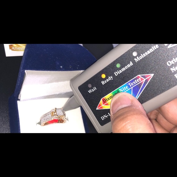 REAL DIAMOND designer ring Not CZ Appraisal incl. - Picture 5 of 10